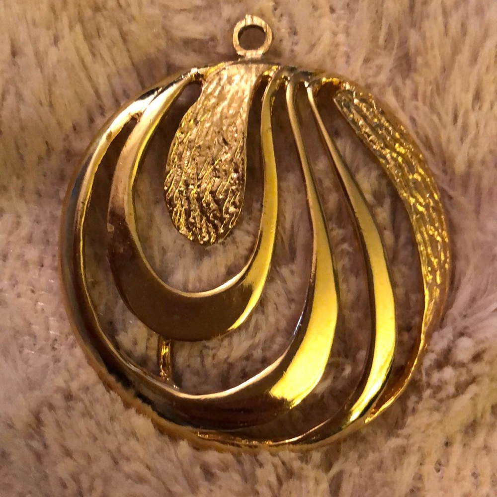 Foiled Gold Pendant